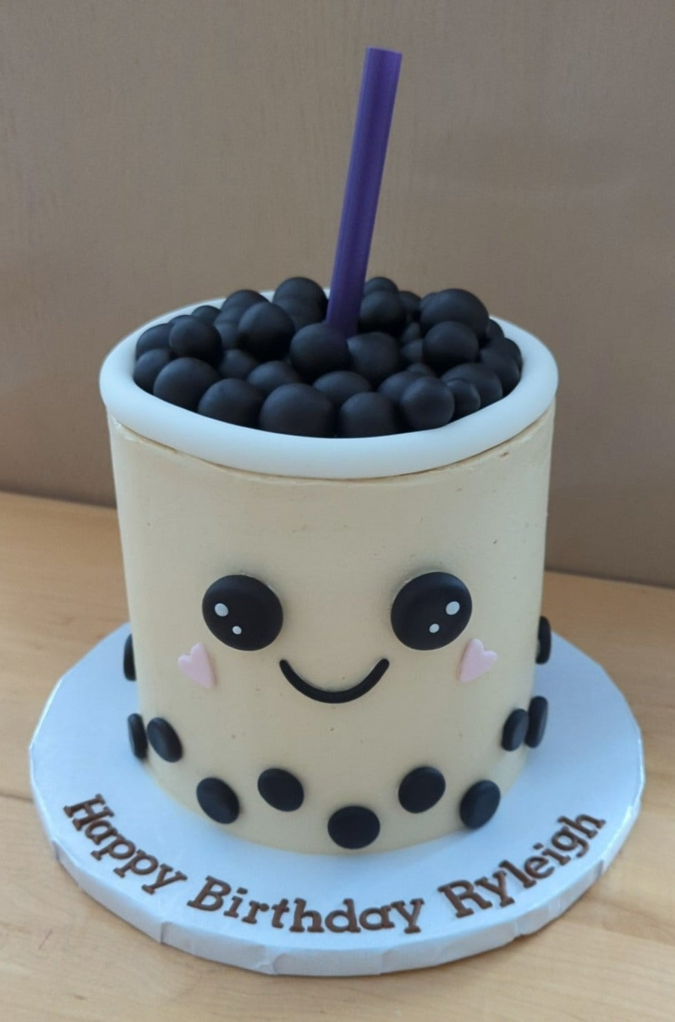 Boba cake with tapioca